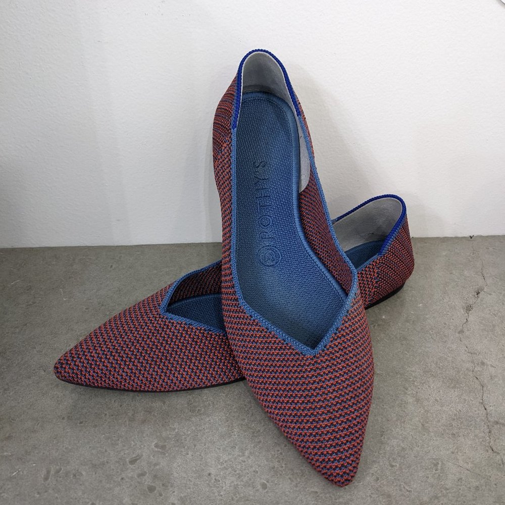 Rothy's Tangerine Triple Stitch Point